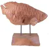 Product image 1 of the product “Carved tilapia wood on stand ”